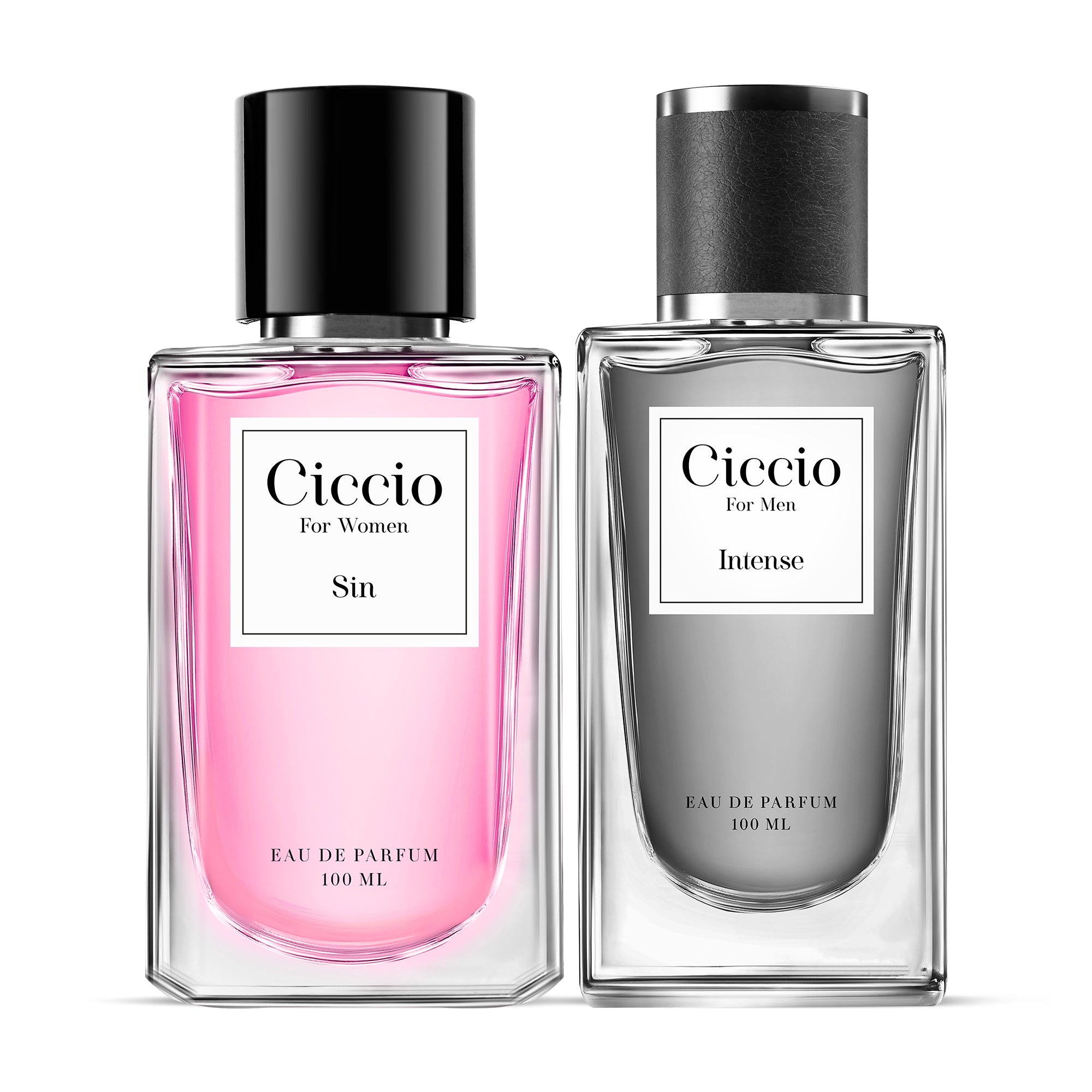 Ciccio Intense for Men & Ciccio Sin for Women (Pack of 2x100 ML)