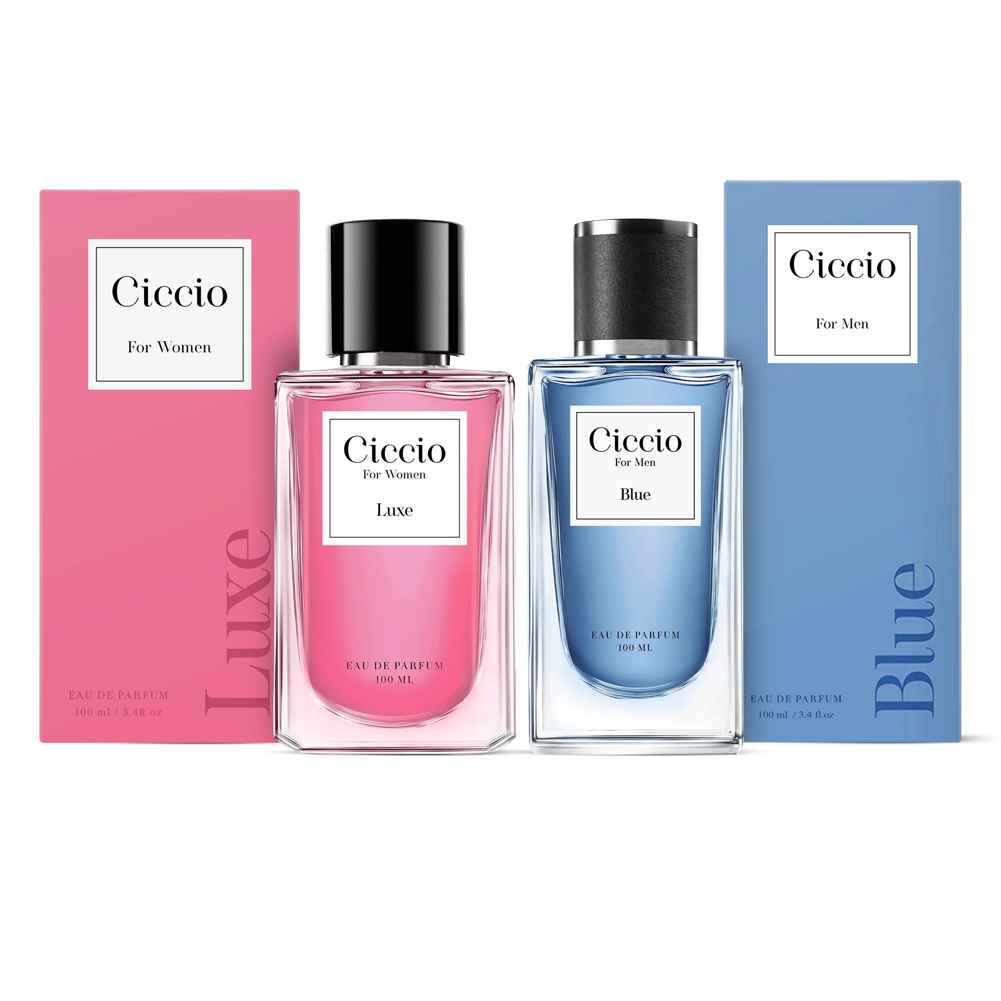 Ciccio LUXE For Women & Blue for Men (Pack of 2x100 ML)