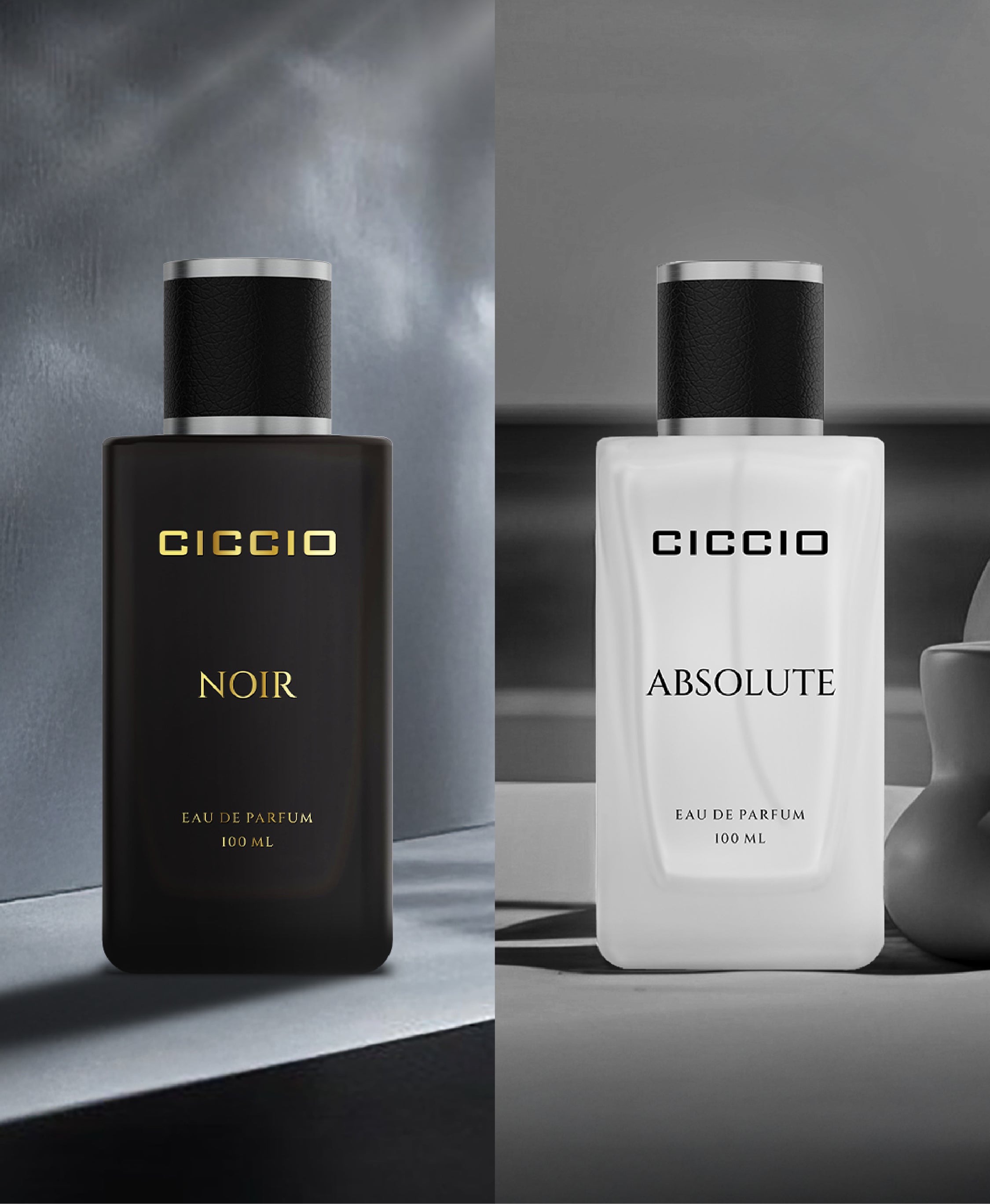 Ciccio Absolute & Noir for Men (Combo Pack of 2)