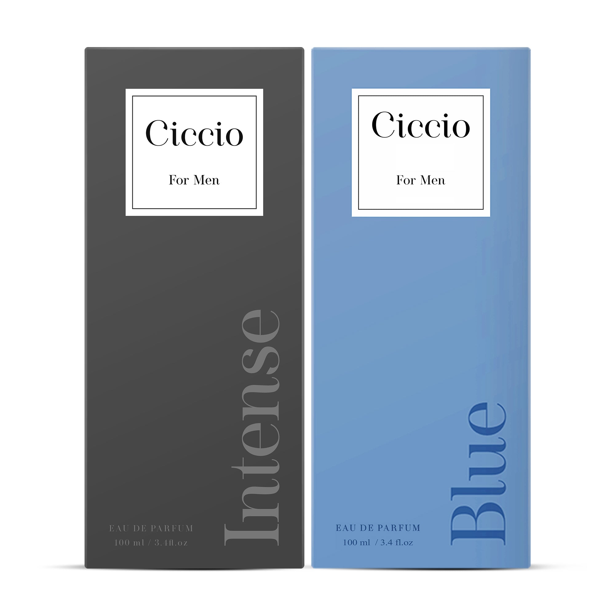 Ciccio Blue & Intense for Men (Combo Pack of 2)