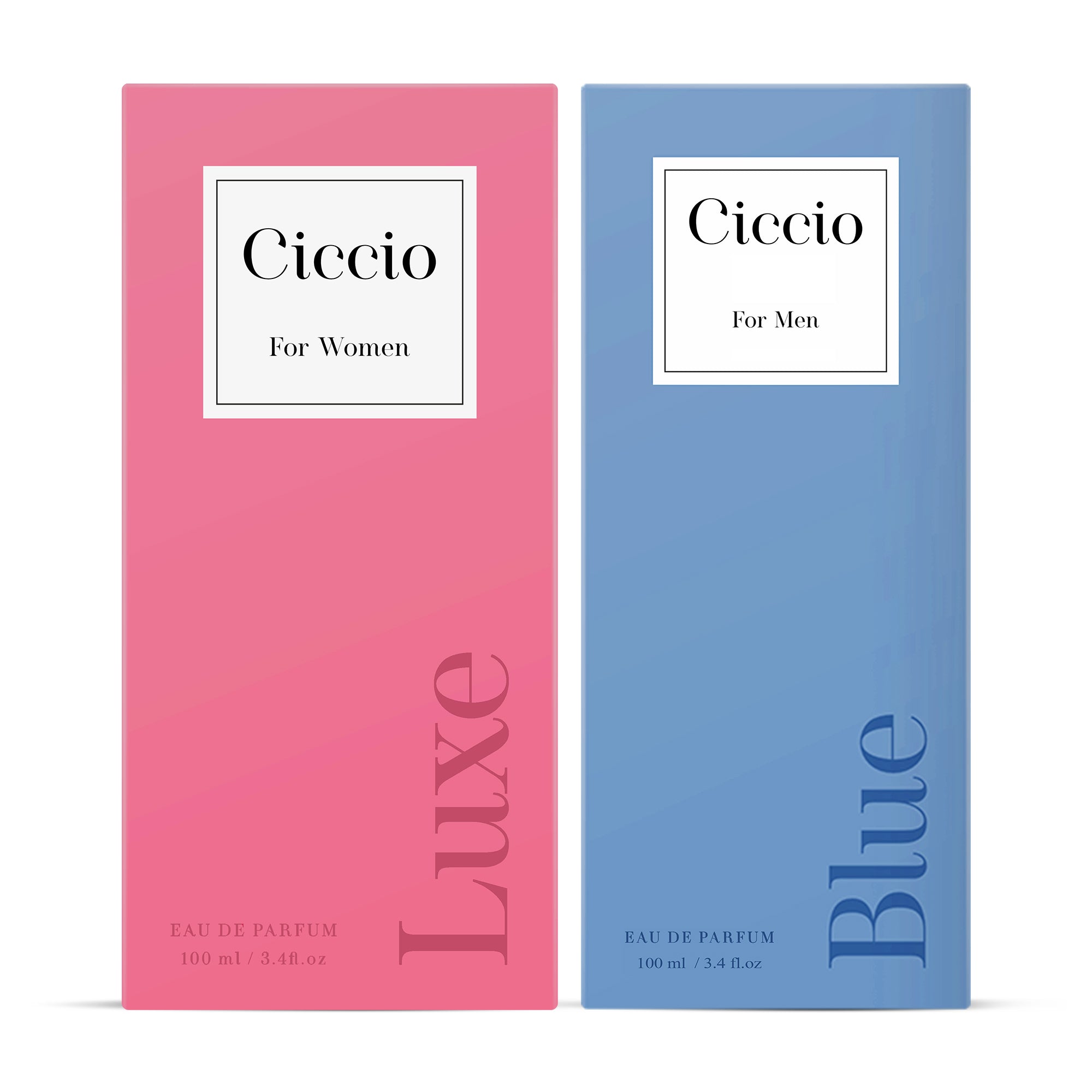 Ciccio LUXE For Women & Blue for Men (Gift Pack of 2)