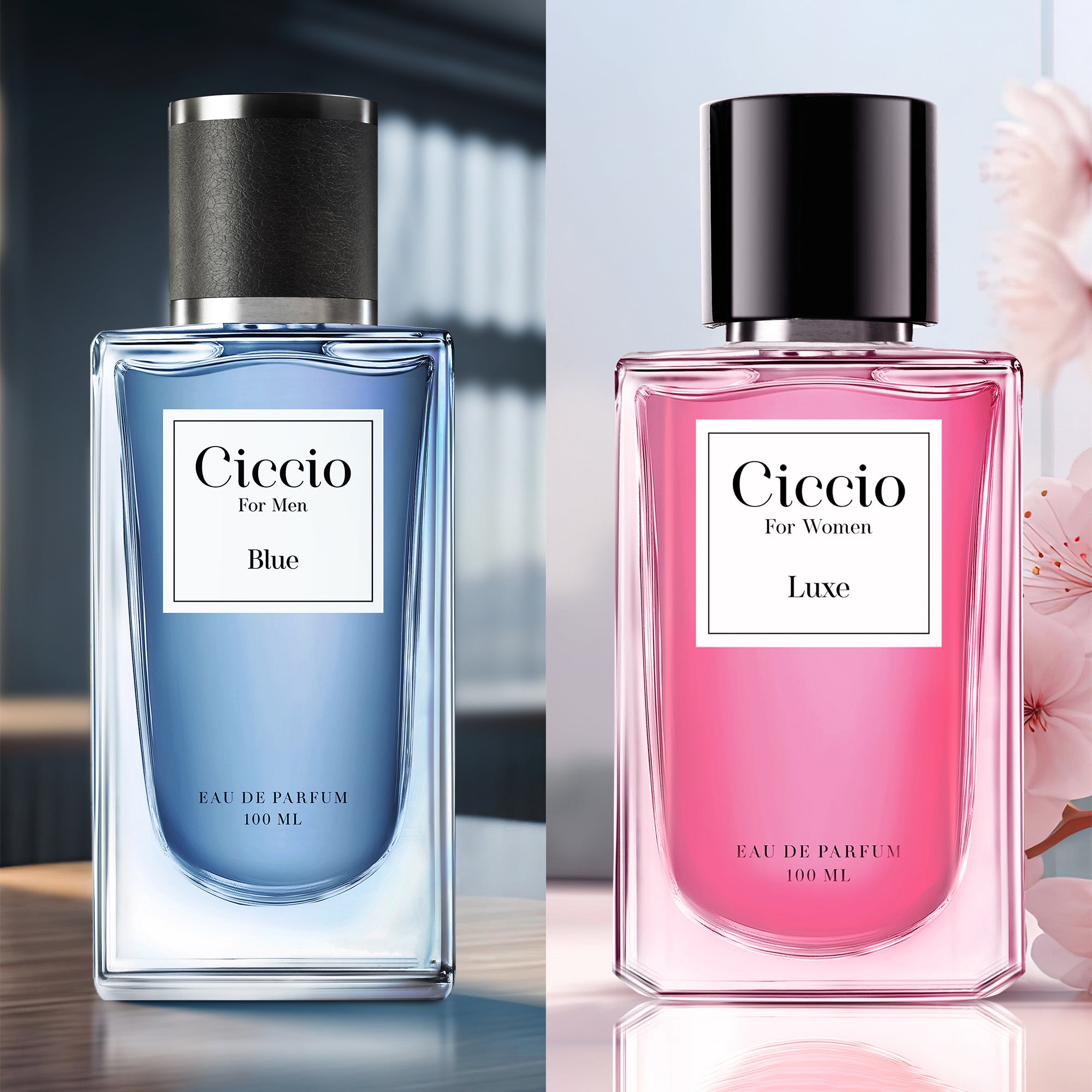 Ciccio LUXE For Women & Blue for Men (Gift Pack of 2)
