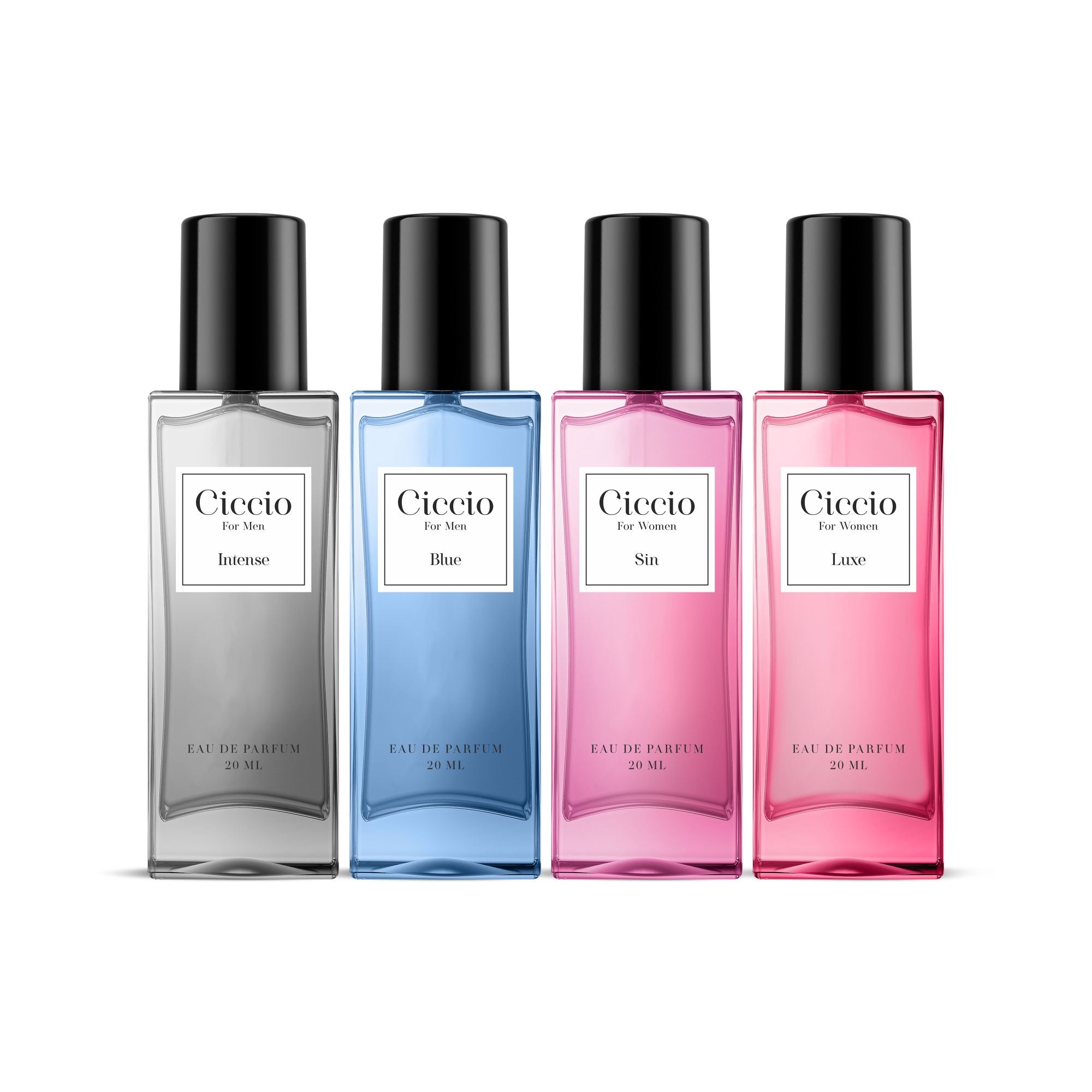 Luxury Perfume Gift Pack for Men & Women - 4x20 ML